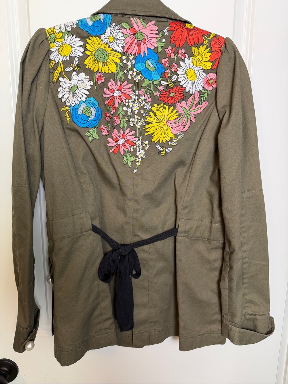 Veronica Beard Huxley Floral Embroidered Jacket - Picture 10 of 12